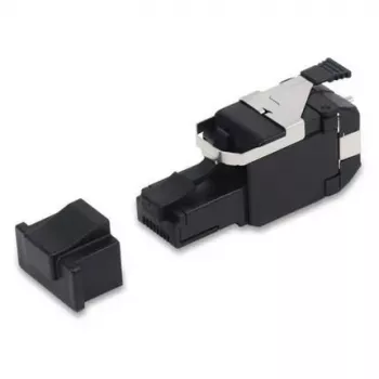 Belden RVAFPUBK-B24 REVConnect 10GX UTP veldmonteerbare RJ45-stekker, categorie 6A, zwart