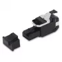 Belden RVAFPUBK-B24 REVConnect 10GX UTP veldmonteerbare RJ45-stekker, categorie 6A, zwart