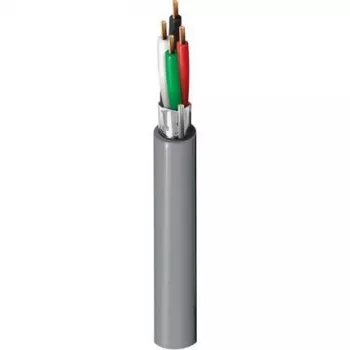 Belden Security & Sound, #22-4c BC, afgeschermde meeraderige kabel, 4 aders, 22 AWG, blank koper, CMR, 300V, grijze PVC-mantel