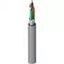 Belden Security & Sound, #22-4c BC, afgeschermde meeraderige kabel, 4 aders, 22 AWG, blank koper, CMR, 300V, grijze PVC-mantel