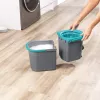 Beldray LA00000006UFEU7 antibacteriële spinmop met dubbele compartimenten & vervangende mopkop