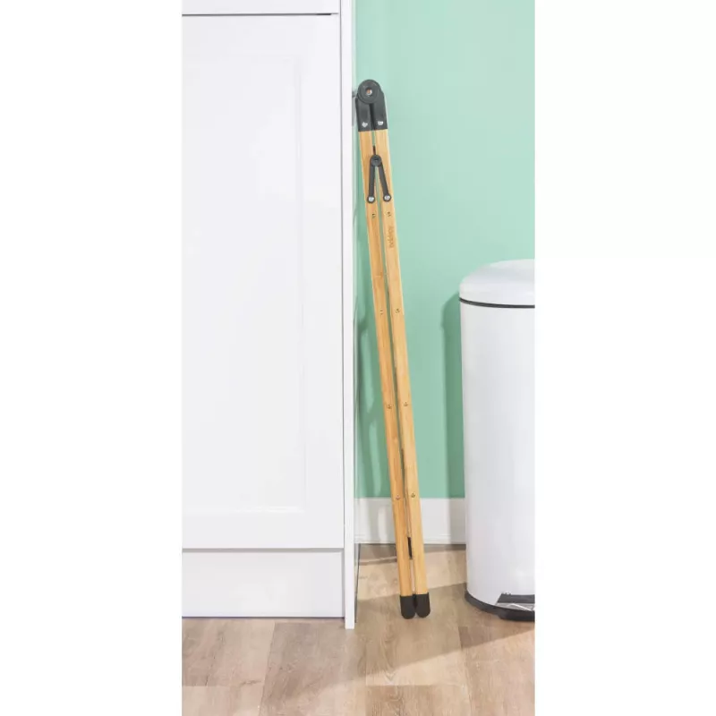 Beldray LA00000051EU7 bamboe wasrek, opvouwbaar, uittrekbaar 3,4–6,1 m, draagvermogen 10 kg