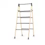 Beldray LA00000051EU7 Bamboo Clothes Airer - opvouwbaar A-frame, 7m droogruimte, 12 rails, 2 verdiepingen, natuurlijk bamboe