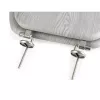 Beldray LA00000074GRYPEU7 houten toiletbril - soft-close, grijs, ovaal