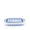 Beldray LA00000152EU7 opvouwbare wasmand 40L, wit/blauw