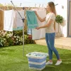 Beldray LA00000152EU7 opvouwbare wasmand 40L, wit/blauw