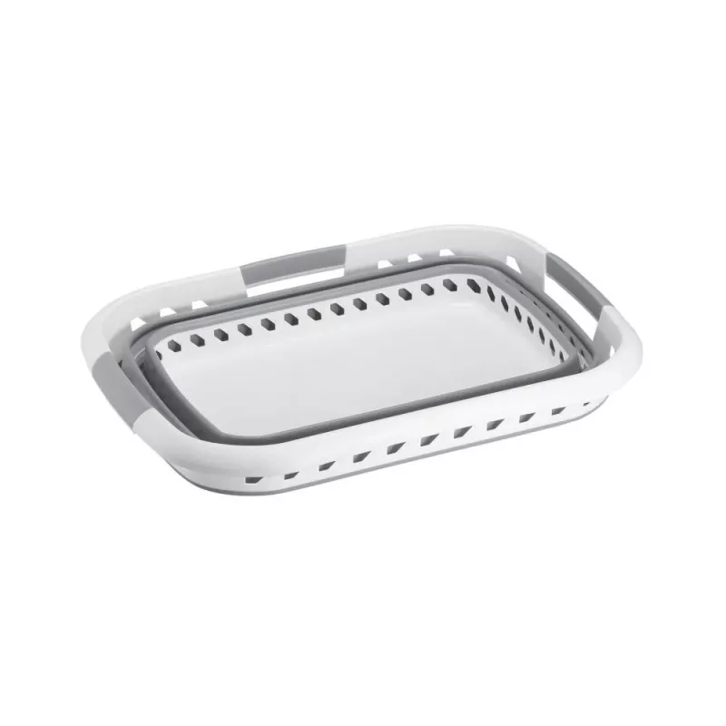Beldray LA00000153EU7 opvouwbare wasmand met poten 40L - grijs en wit