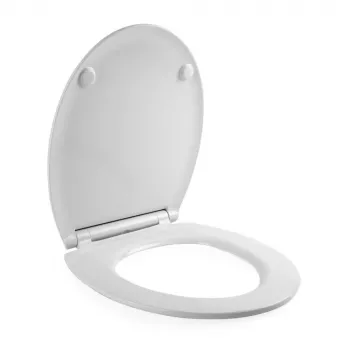 Beldray LA00000201WPEU7 antibacteriële ultradunne toiletbril, wit