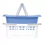 Beldray LA030450CRNFPEU7 set van twee wasmanden, wit/blauw
