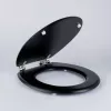 Beldray LA032355BFPEU7 houten toiletbril, zwart