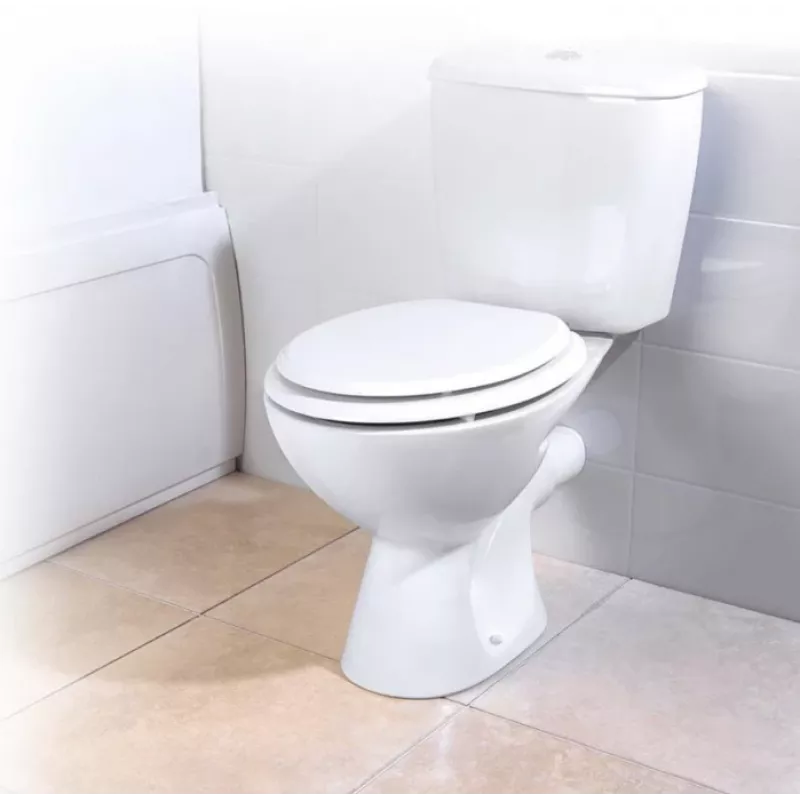 Beldray LA032355WFPEU7 houten toiletbril wit