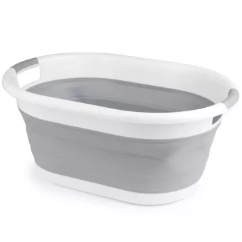 Beldray LA034816FPEU7 opvouwbare wasmand 28L wit/grijs