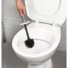 Beldray LA036034GRYPEU7 antibacteriële toiletborstel met siliconen kop, grijs