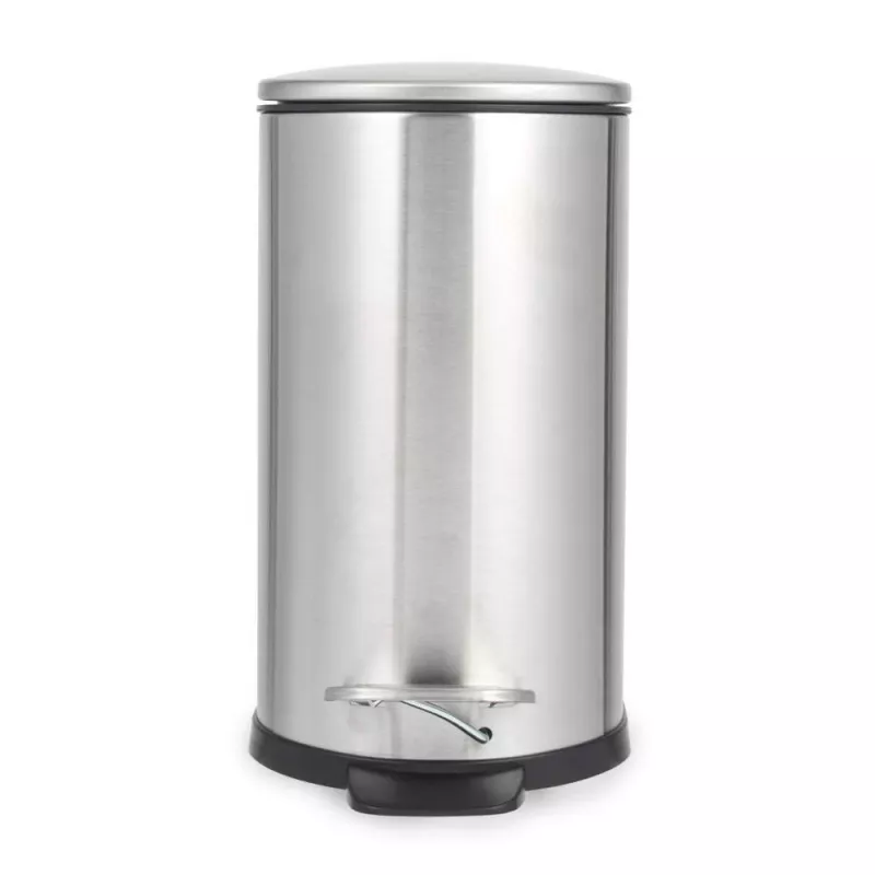 Beldray LA036683SSPEU7 Slimline D-vormige pedaalemmer 5 liter, zilver