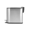Beldray LA036683SSPEU7 Slimline D-vormige pedaalemmer 5 liter, zilver