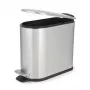 Beldray LA036683SSPEU7 Slimline D-vormige pedaalemmer 5 liter, zilver