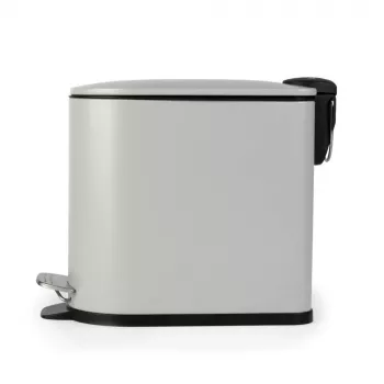Beldray LA036690GRYPEU7 slanke D-vormige pedaalemmer 5 liter, grijs