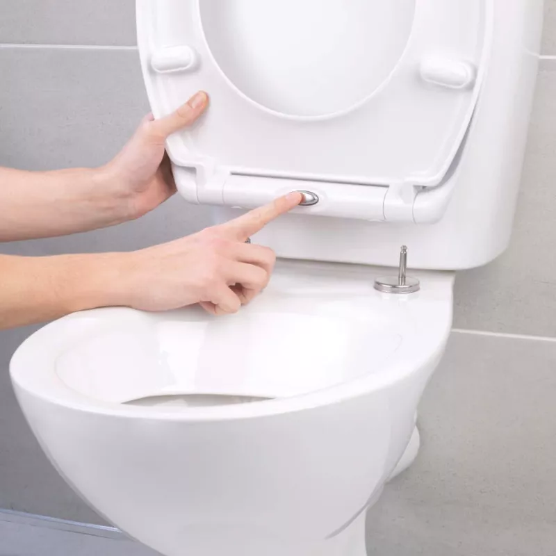Beldray LA037062PEU7 Anti-bac toiletbril met snelontgrendeling, wit