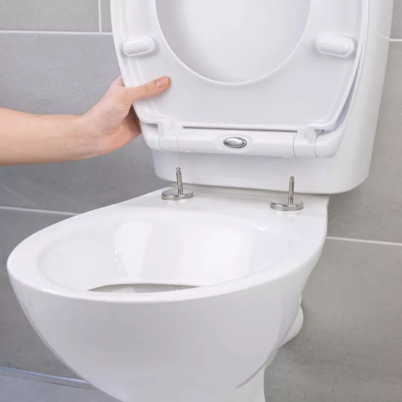 Beldray LA037062PEU7 Anti-bac toiletbril met snelontgrendeling, wit