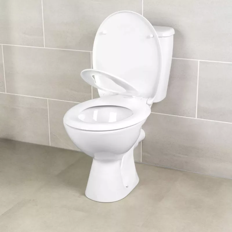Beldray LA037185EU7 Anti-bac familie toiletbril, wit