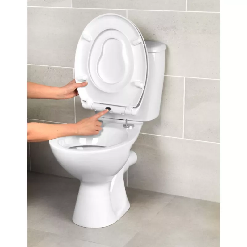Beldray LA037185EU7 Anti-bac familie toiletbril, wit