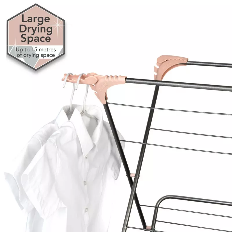 Beldray LA072498GRYNFEU7 Elegant 3-traps wasrek, grafietgrijs