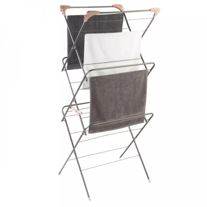 Beldray LA072498GRYNFEU7 Elegant 3-traps wasrek, grafietgrijs