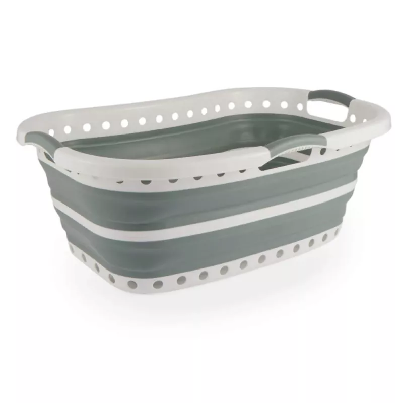 Beldray LA072979GRNFEU7 37 L opvouwbare Hip Hugger wasmand - groen