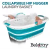 Beldray LA072979TQFEU7 37 L opvouwbare Hip Hugger wasmand turquoise