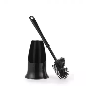 Beldray LA084538BLKPEU7 Anti-bac toiletborstelset met houder - zwart