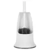 Beldray LA084538PUFFEU7X Antibac siliconen toiletborstel met houder, paars