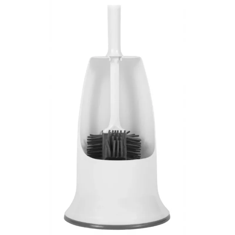 Beldray LA084538PUFFEU7X Antibac siliconen toiletborstel met houder, paars