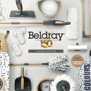 Beldray LA089397GRYEU7 150 Years 3-traps wasrek grijs & koper