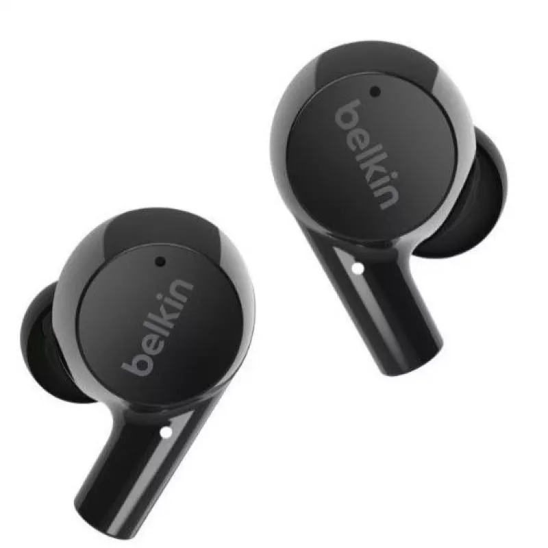 Belkin SoundForm Rise True Wireless oordopjes met microfoon, Bluetooth 5.2, IPX5, zwart