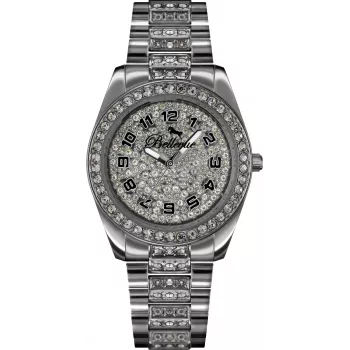 BELLEVUE Woman B21 32 mm quartz analoog horloge RVS mesh band