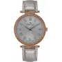 BELLEVUE dames B40 (36mm) quartz analoog horloge zilver RVS mesh