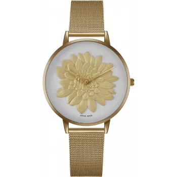 BELLEVUE Woman D13 40mm roestvrij staal horloge zilver