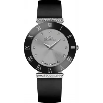 BELLEVUE dames E128 quartz polshorloge 26mm RVS zilver