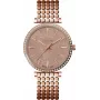 BELLEVUE dames E64 32mm quartz analoog horloge zilver RVS mesh