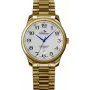BELLEVUE Woman F12 30mm quartzhorloge zilveren wijzerplaat zwart leer