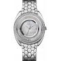 BELLEVUE Woman F51 analoog quartz horloge 33mm zilverkleurige wijzerplaat zwarte leren band