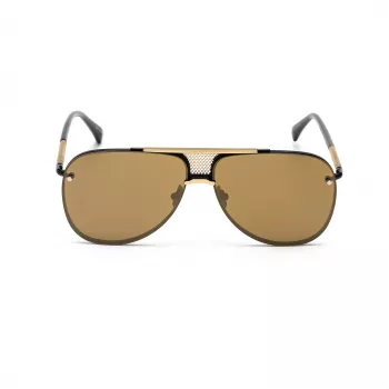 BELSTAFF BECKINGTONNEG Heren Rechthoekige Zonnebril - Zwart Frame, Rookglas, 61/12/145 mm