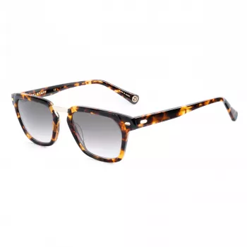 BELSTAFF COOPER-S192 unisex zonnebril - 52/21/145 mm - zwart montuur grijze glazen