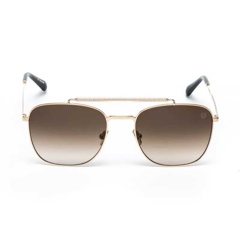 BELSTAFF MAN BECKFORDDORAD zonnebril piloot acetaat bruin verloop UV400 53/18/145 mm