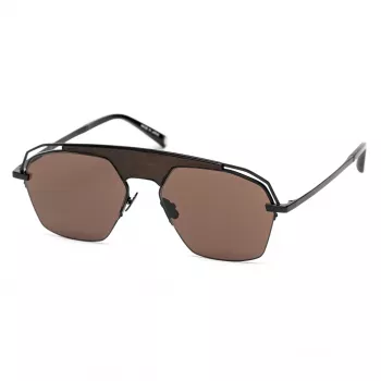 BELSTAFF MAN MAXFORDNEGROW zonnebril 57/18/145 mm zwart montuur grijze glazen UV400