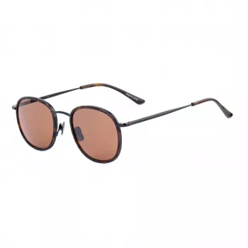 BELSTAFF MAN ORWELL-S072 zonnebril - zwart montuur, grijze glazen, 50/22/150 mm