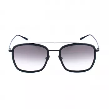 BELSTAFF heren Ryder CLARS08 zonnebril - zwart acetaat montuur, grijze polycarbonaatglazen, UV400-bescherming, 54/21/145 mm