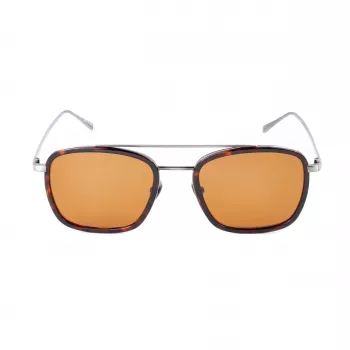 BELSTAFF MAN RYDER-S085 zonnebril pilot/aviator zwart acetaat grijs glas 54/21/145 mm