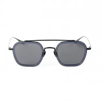 BELSTAFF MERRICK-S137 unisex zonnebril - zwart acetaat montuur, grijze UV400 glazen 47/23/143 mm