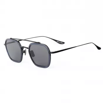 BELSTAFF MERRICK-S137 unisex zonnebril - zwart acetaat montuur, grijze UV400 glazen 47/23/143 mm
